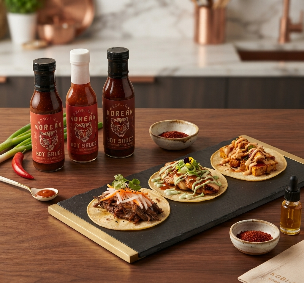 Kobi Q BBQ & Hot Sauce Street Tacos